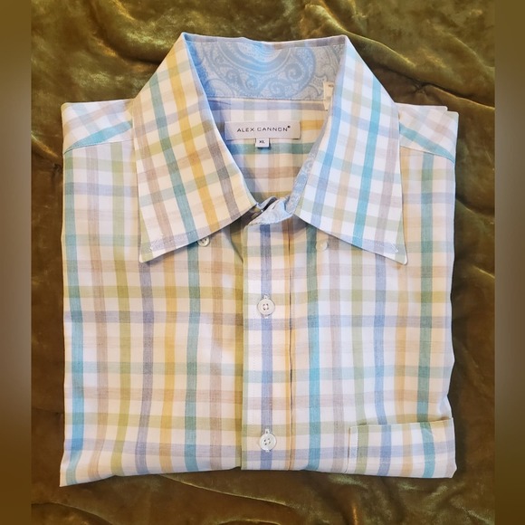 Alex Cannon short sleeved button down sports shirt XL - Picture 5 of 16